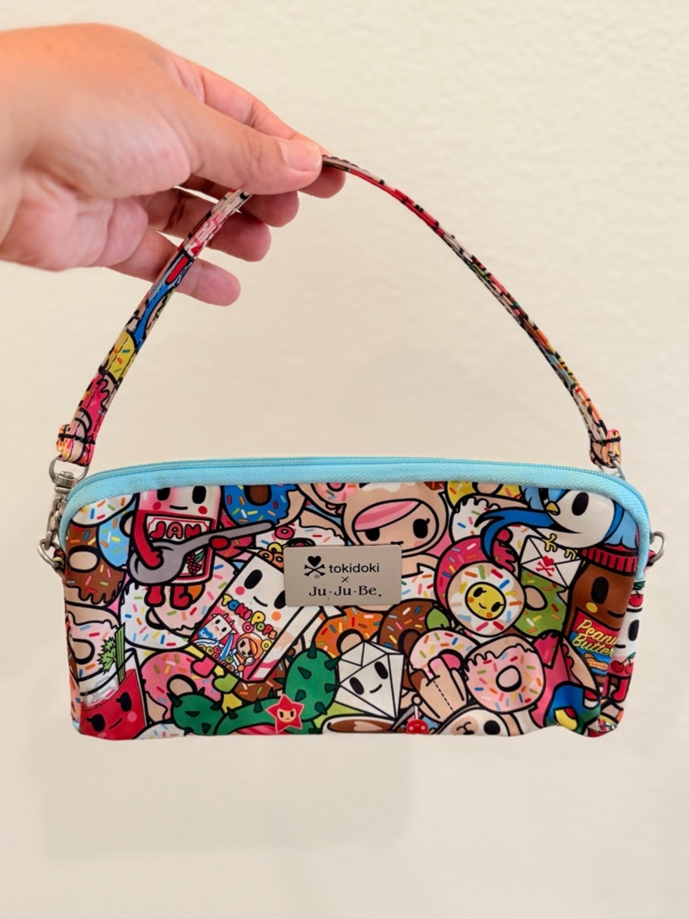 Tokidoki X JuJuBe Wristlet Tokipops Iconic 2.0 Anime Zipper Purse Rare